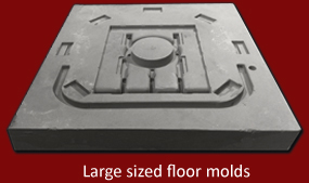 Large Stainless Steel Floor Mold